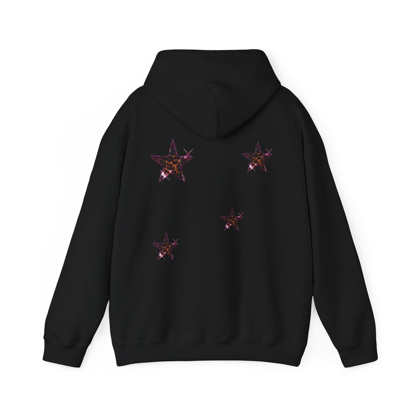 Cosmic Star Unisex Hooded Sweatshirt - Comfortable Outerwear for Star Lovers