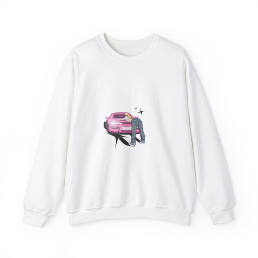 Chic Urban Style Unisex Crewneck Sweatshirt with Unique Graphic