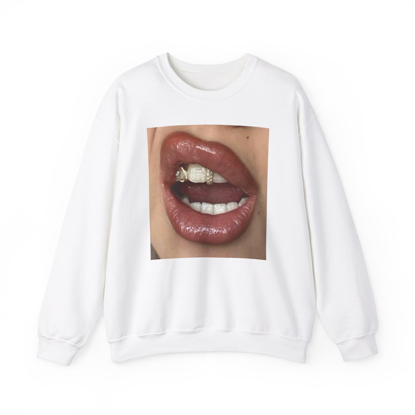 Bold Statement Crewneck Sweatshirt - Edgy Graphic Design