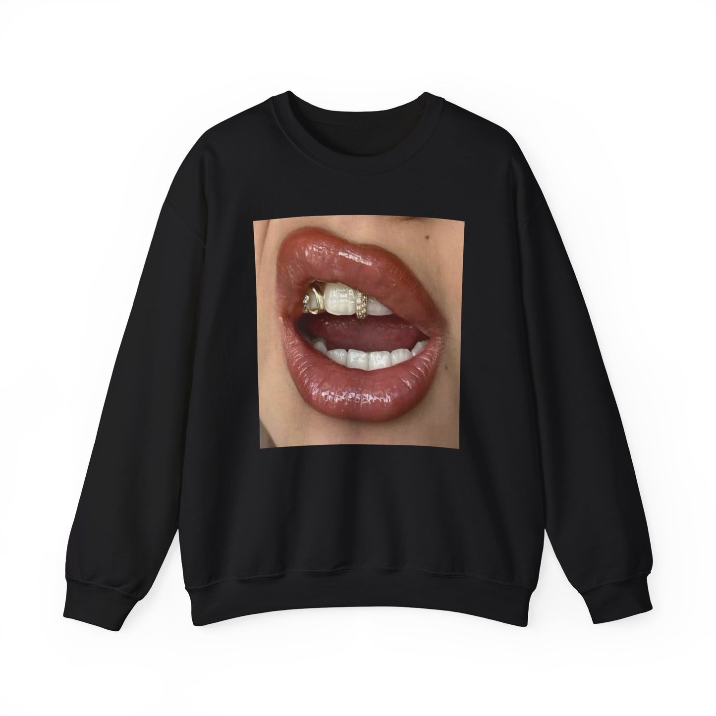 Bold Statement Crewneck Sweatshirt - Edgy Graphic Design